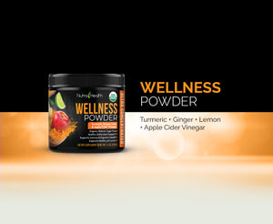 Nutra Health | Wellness Powder | Turmeric Ginger Lemon Apple Mix